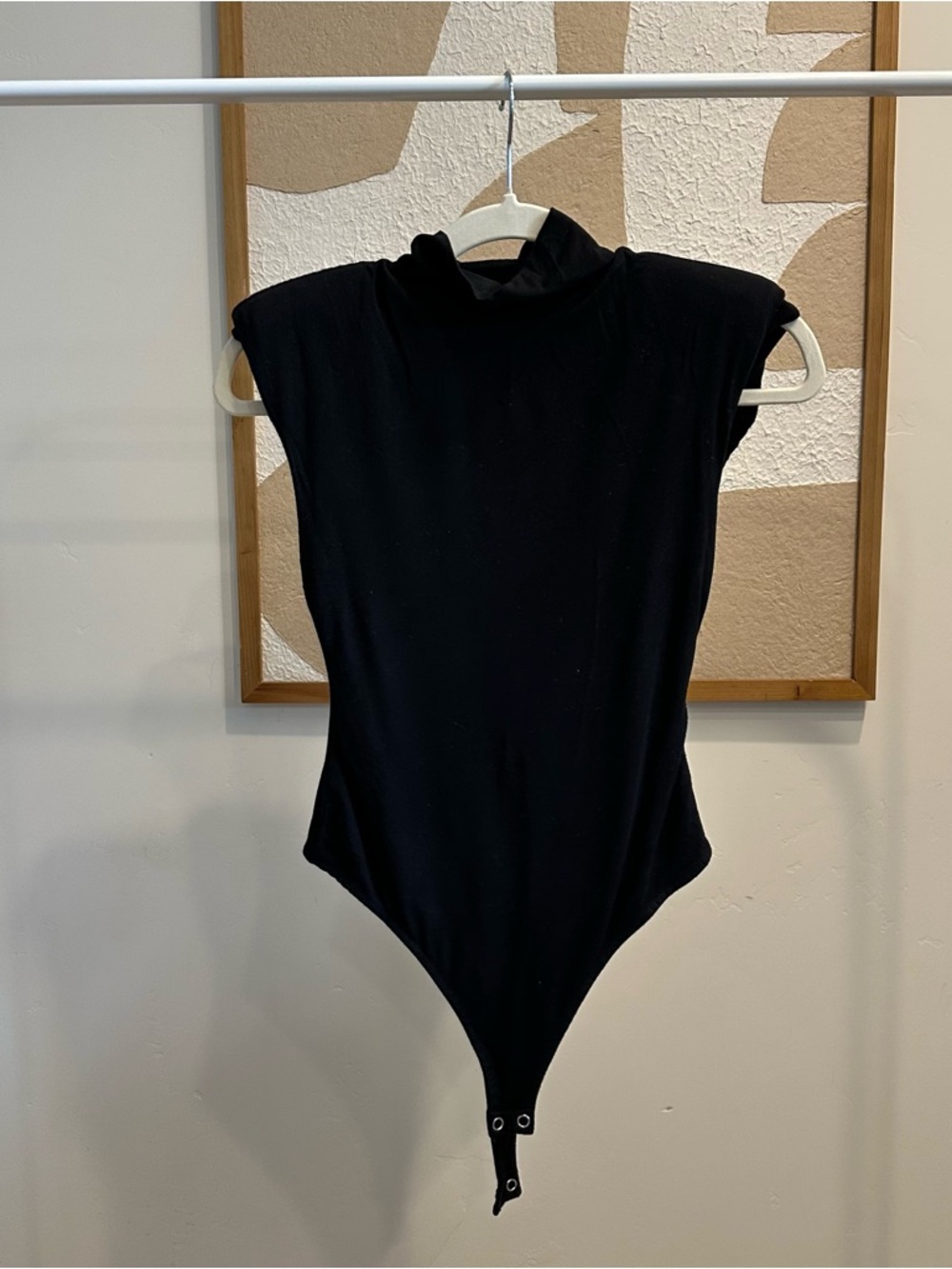 Good American Sleeveless Mockneck Bodysuit